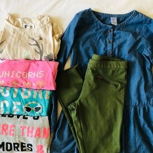 Bundle of clothes for girls size 8